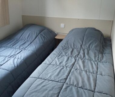 Chambre avec deux lits simples dans le MH 538 TOUT EQUIPE et TOUT CONFORT 2ch 1sdb