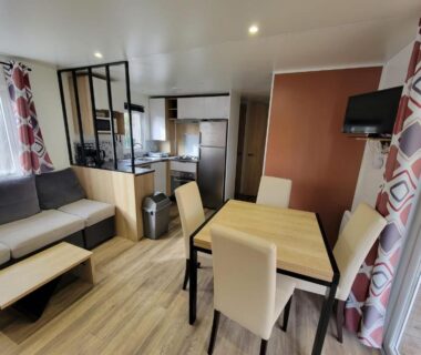 MH h007 3chambres et 1 sale de bain dans camping 4 étoiles