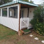 Terrasse couverte et close du MOBIL HOME dans Parc résidentiel Loisirs