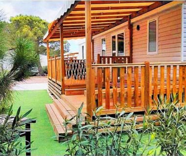 Terrasse en bois au Mar Estang LUXURY Eden 45m2