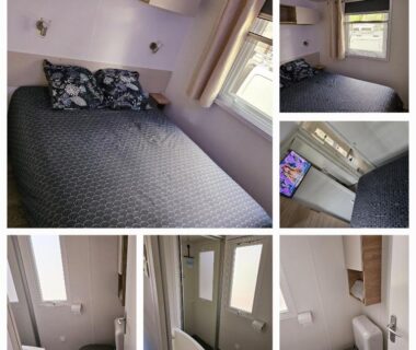 Chambre avec lit double et salle d'eau dans le Mhstbrevin109
