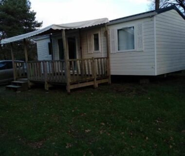 Camping en Vendée avec mobil home et terrasse du Mobil Home