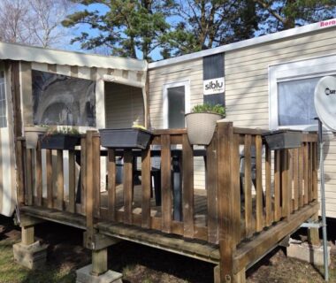 Mobil-Home BORA BORA 2022, Domaine de Kerlann, 3 chambres, WIFI gratuit, TV tout équipé