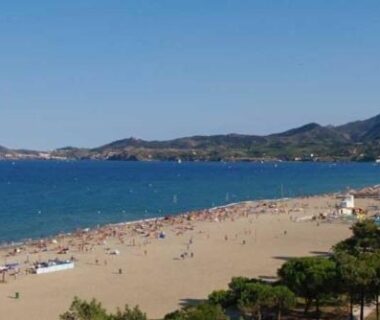 Plage de sable et mer près du Mobil home 6 personnes à 400m de la mer
