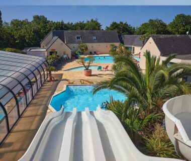Mobil home XL 6 personnes Camping 4 étoiles La Pommeraie de l’Océan