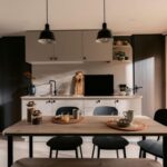Coin repas et cuisine dans le mobil home Mobil home animaux admis 7 pers API-1-52-2257