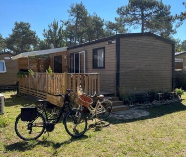 Mobil home climatisé très récent tout confort 6 personnes