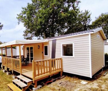 Mobil home dans Camping 4 étoiles