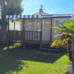 Terrasse et jardin du mobile home à louer Les Sables d'Olonne Vendée