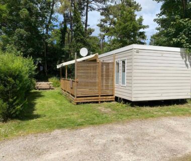 Mobile home luxe au calme – 6 pers – 3 ch – 2 sdb