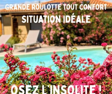 Roulotte de la Villa Font Vive – Tout équipée, tout confort, situation idéale Sud Ardèche