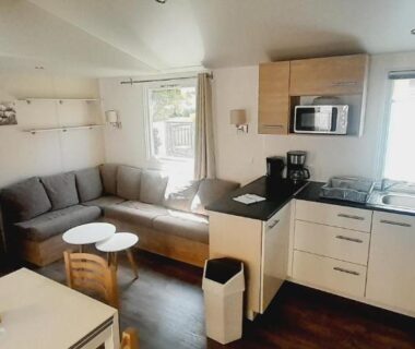 Intérieur avec salon et cuisine du VM-Mobile Home 3 ch 2 sdb
